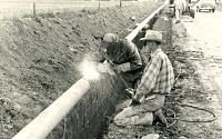 1949 Gas Distribution Line Installation