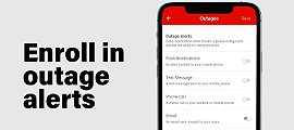 enroll in outage alerts