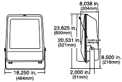 Powerflood Dimensions